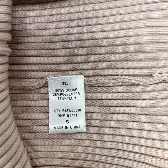 Elegant Beige Mini Dress - Picture 6 of 6